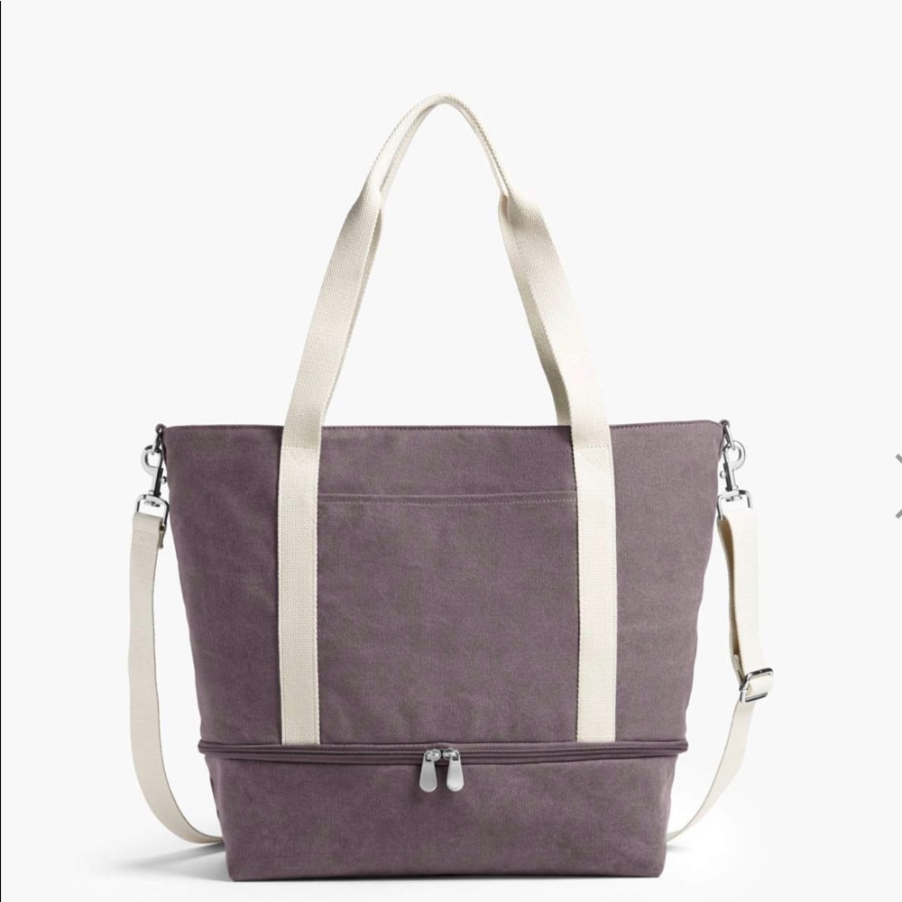 The deluxe Catalina tote in washed canvas